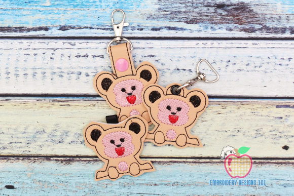 Adorable Macaque KeyFob Embroidery Review