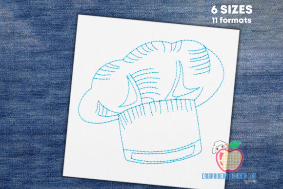 Chef Hat Sketch Embroidery Review