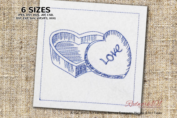 Love Gift Box Lineart Design Review