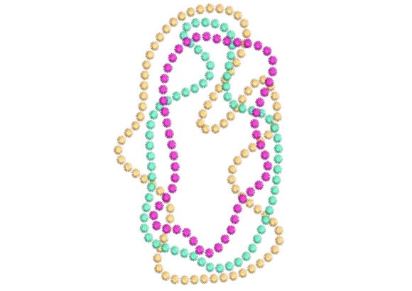 Mardi Gras Beads Embroidery Review