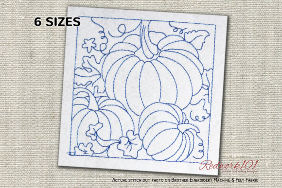 Pumpkins with Leafs Bluework Review