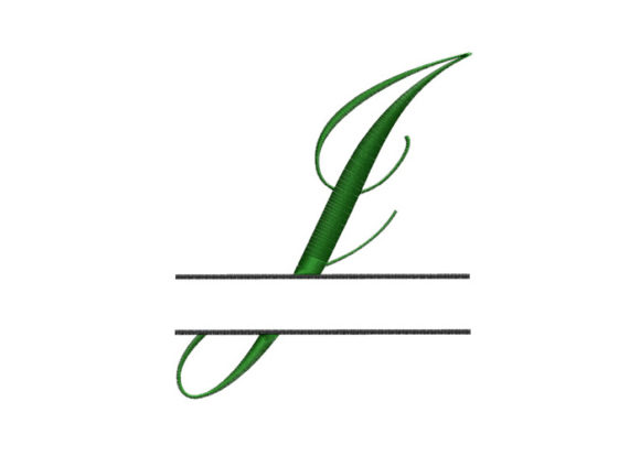 Split Monogram Font Letter J Review for Seasonal Embroidery