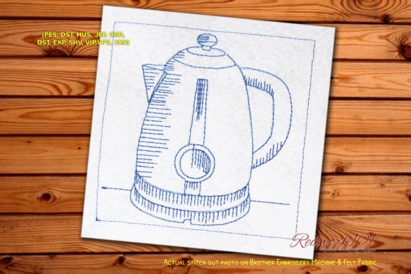 Steel Electric Water Heater Redwork Embroidery Review