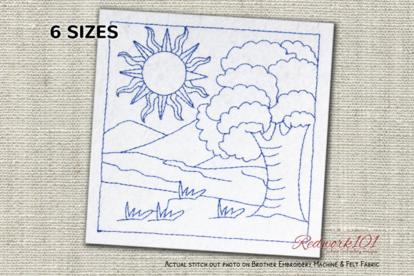Sunrise in Forest Lineart Design Review