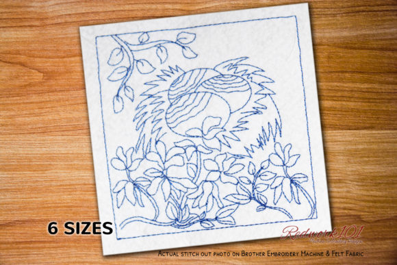 Three Decorated Easter Eggs Redwork Review