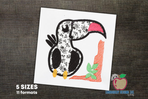 Toucan on Branch Applique Design Review