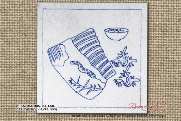 Wild Boar Meat Redwork Design Review